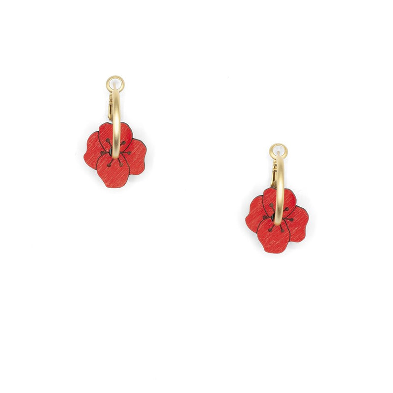 Pendientes - Poppy Field