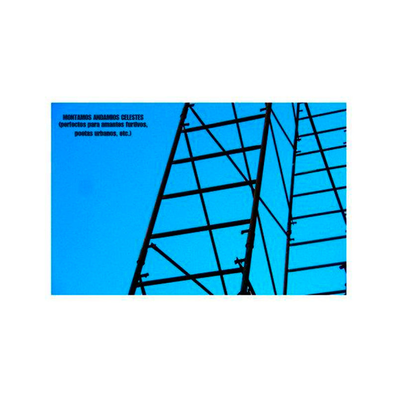 Postal - "Montamos andamios celestes"