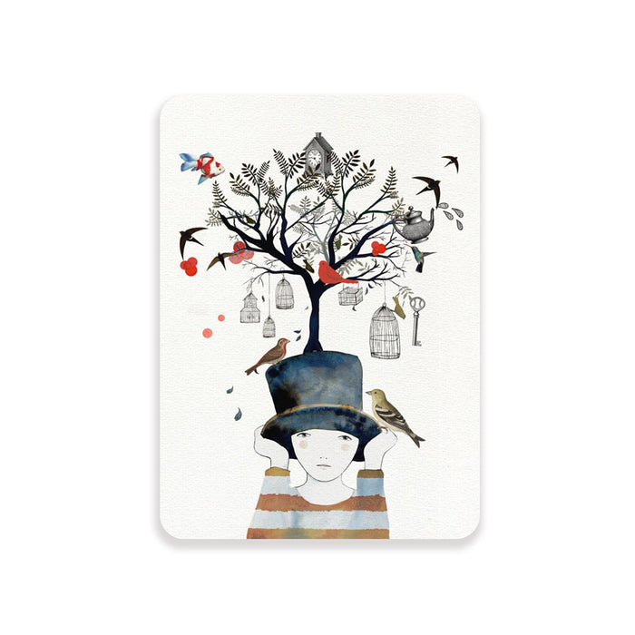 Postal - "Sombrerero" de Lady Desidia