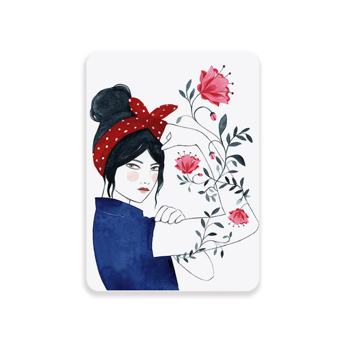 Postal - "Bread and roses" de Lady Desidia