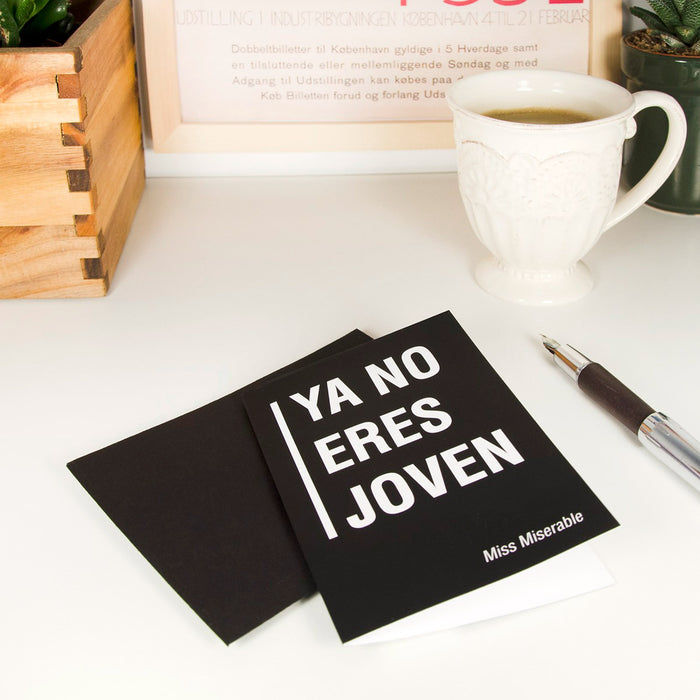 Postal - "Ya no eres joven"