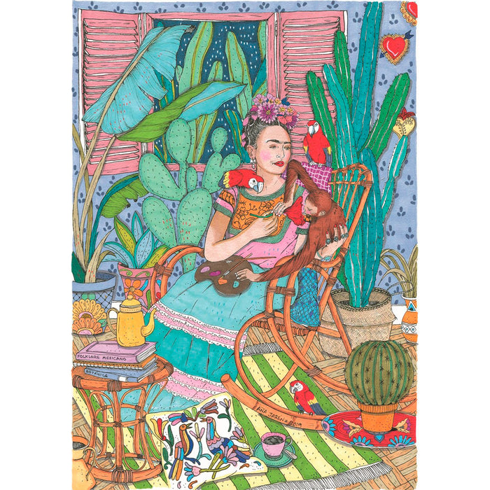 Print de Ana Jarén A4 - "Frida Clara"