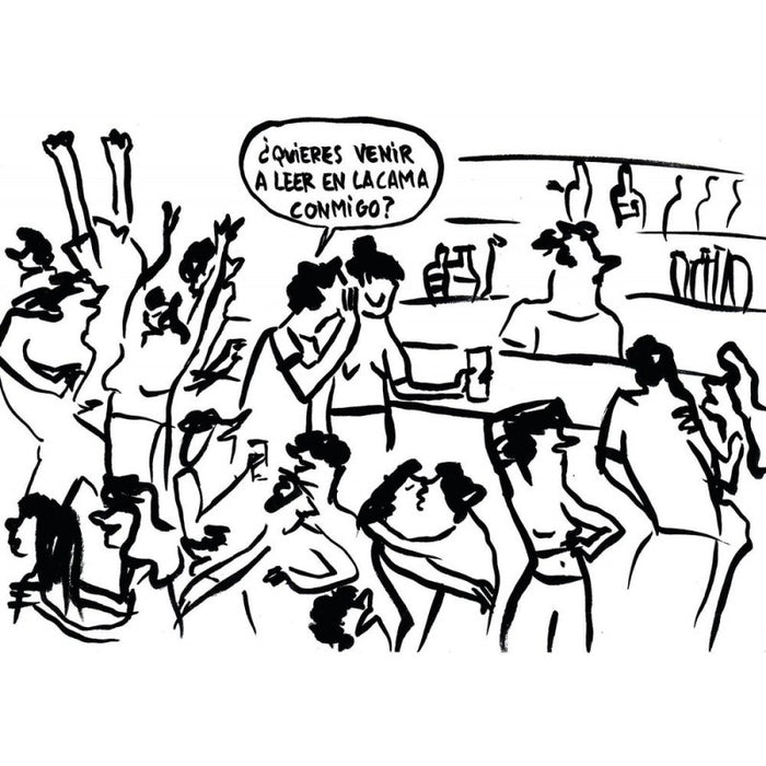 Print de Flavita Banana A4 - "Leer en la cama"