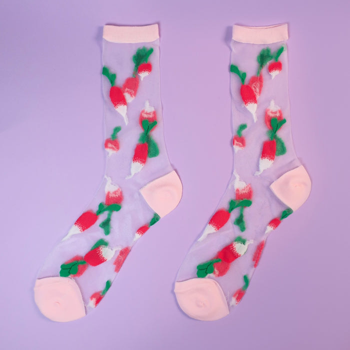 Calcetines transparentes - Rabanitos