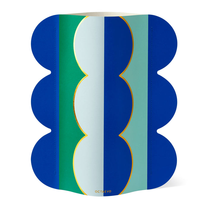 Jarrón de papel Octaevo - Riviera Wave