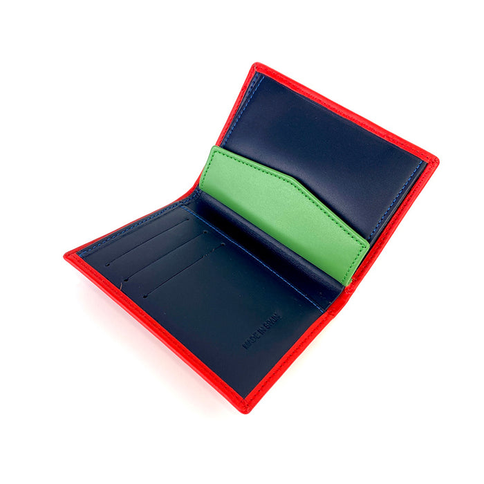 Cartera de piel Daniel Chong - Rojo