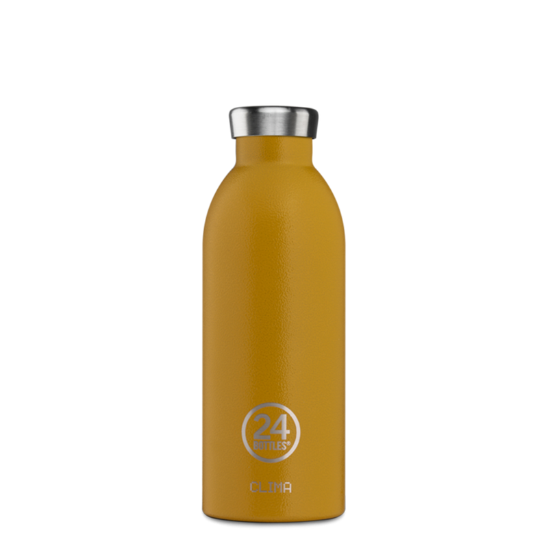 Botella de acero inoxidable 500 ml 24Bottles - Clima Safari Khaki