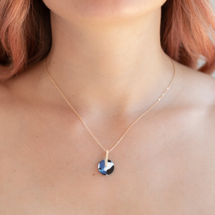 Collar Lavs Jewels - Silver Azure