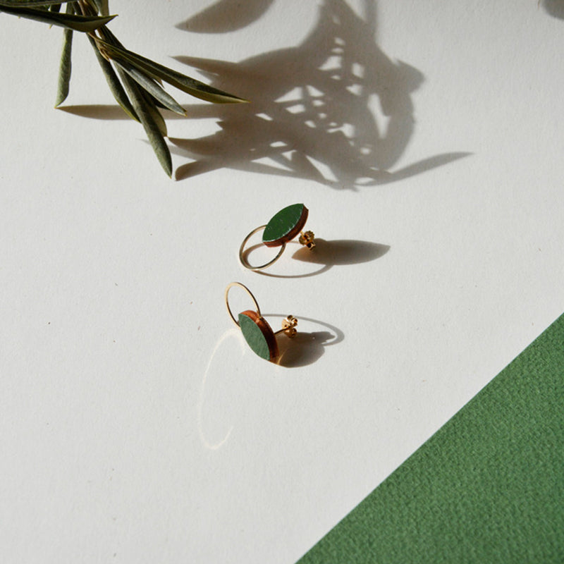 Pendientes - Small Stud Forest