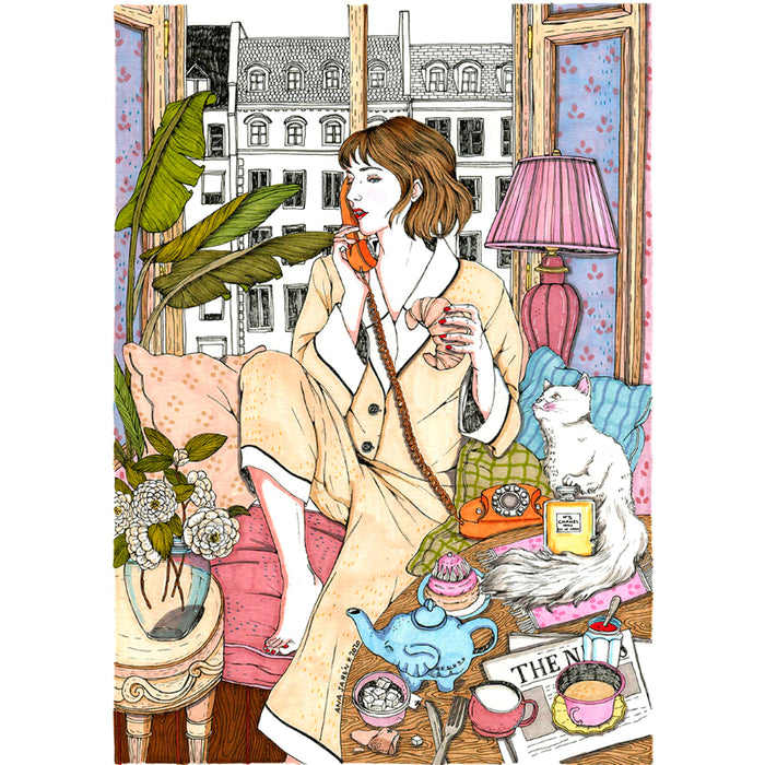 Print de Ana Jarén A4 - "Sunday morning"