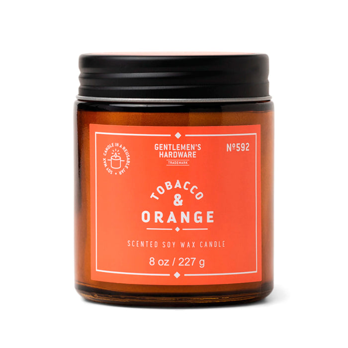 Vela en bote - Tabaco y naranja