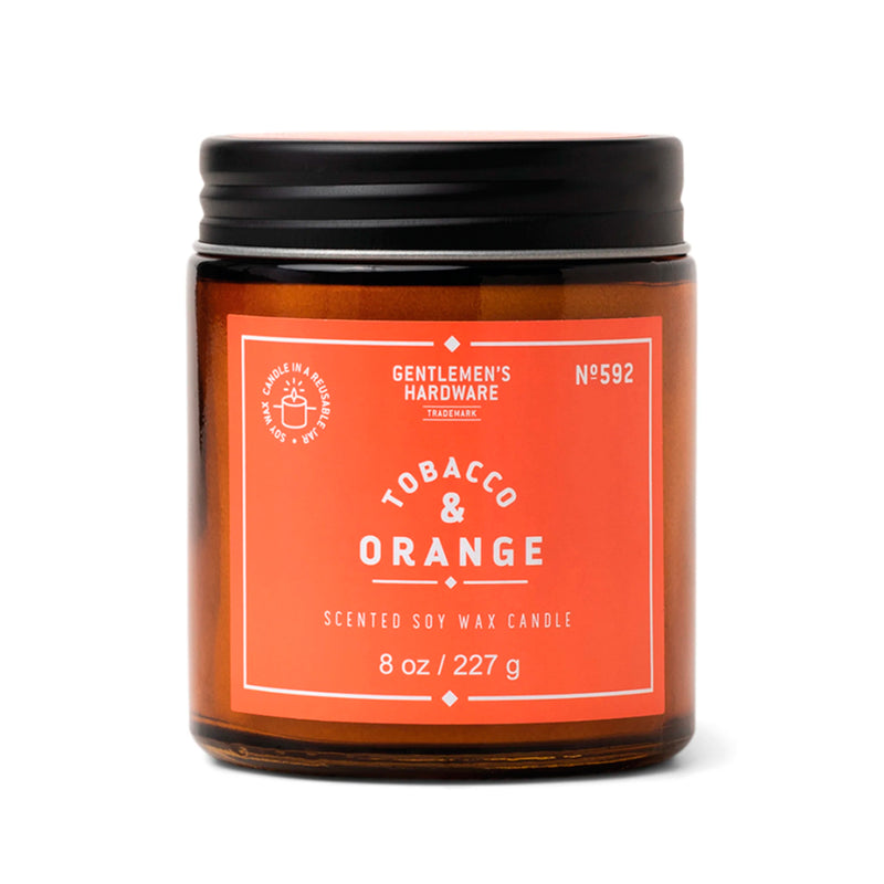 Vela en bote - Tabaco y naranja