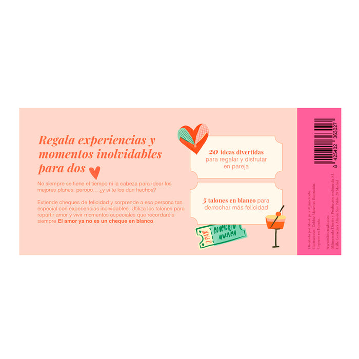 Talonario para parejas