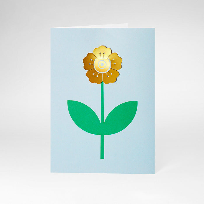 Postal con marcapáginas Octaevo - Flower