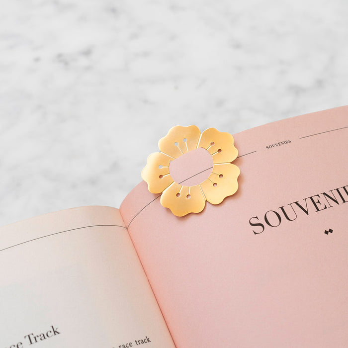 Postal con marcapáginas Octaevo - Flower