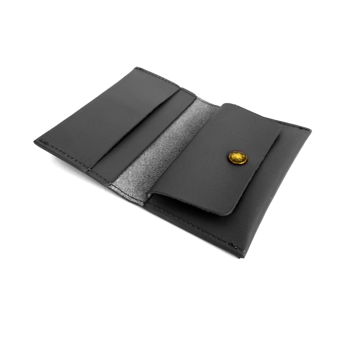 Tarjetero con monedero de Daniel Chong - Negro