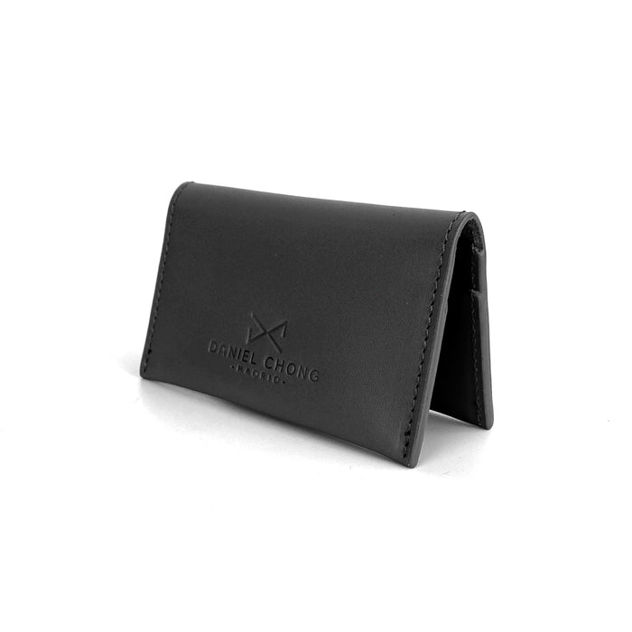 Tarjetero con monedero de Daniel Chong - Negro