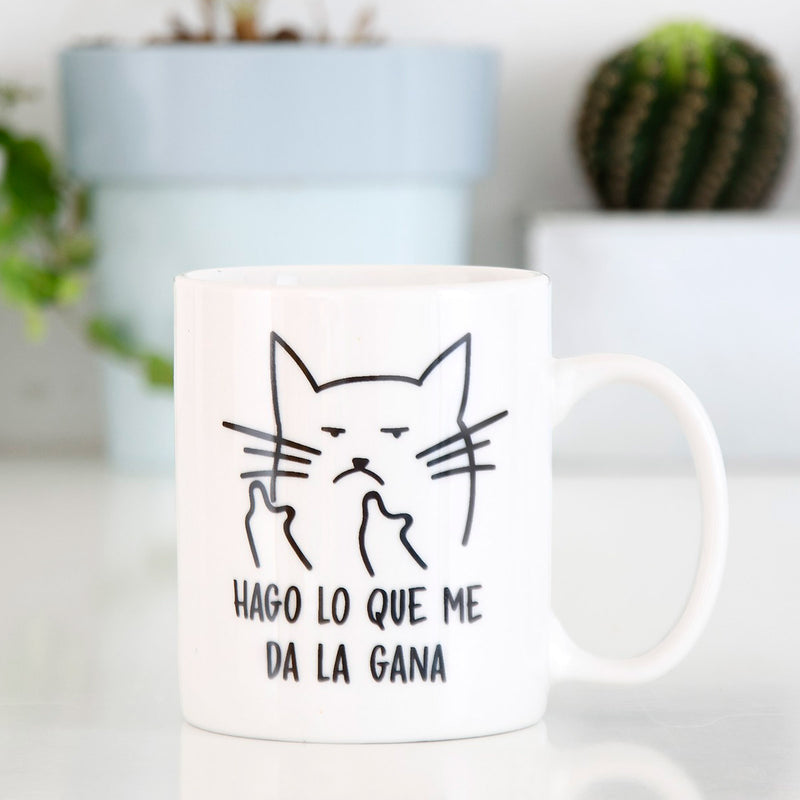 Taza blanca - "Hago lo que me da la gana"