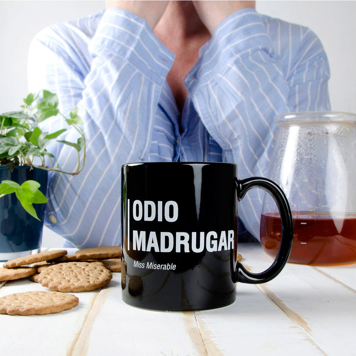 Taza existencialista - Odio madrugar