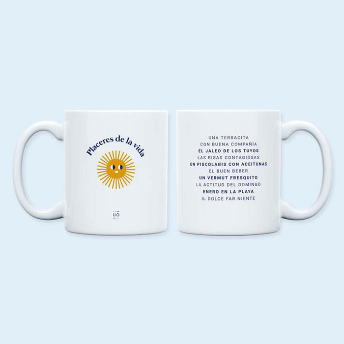 Taza - "Placeres de la vida"