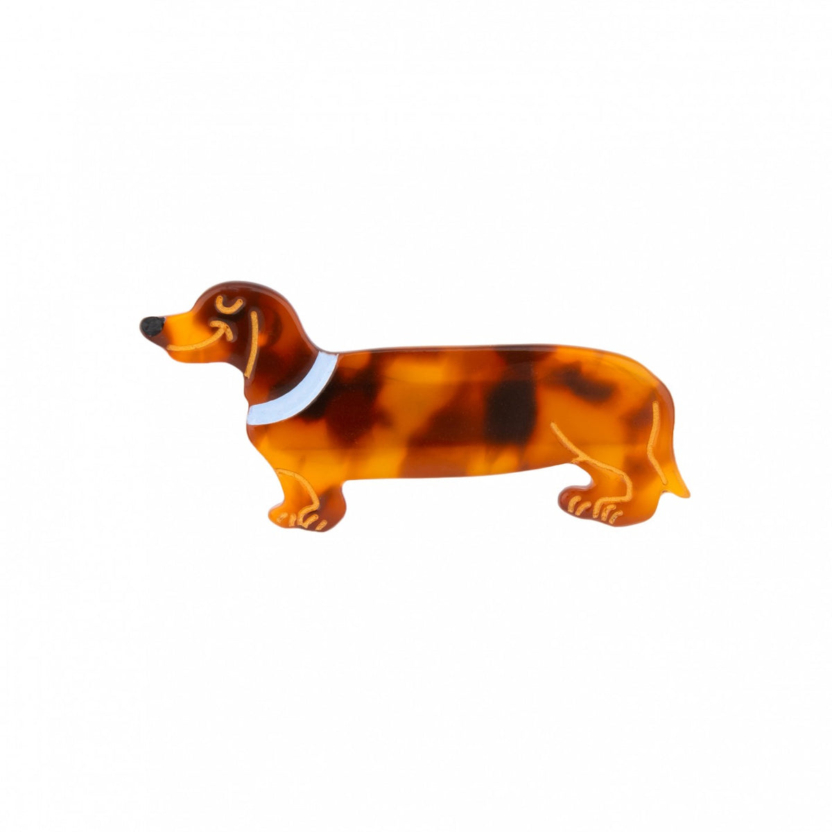 Pasador de pelo - Perro Salchicha