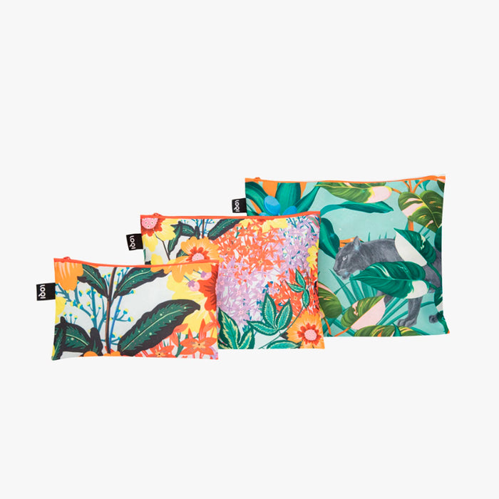 🌴 Bolsitas con cremallera - Thai Floral and Wild Forest 🌸