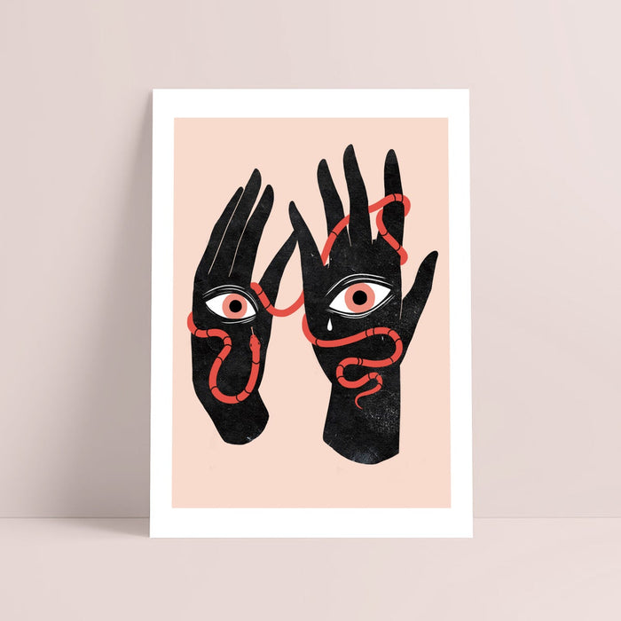 Print de Marta Font - "The Eyes Never Lie"