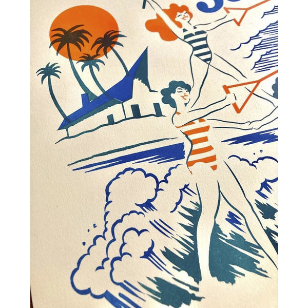 Print de El Marqués A3 - "The Tiki Surf"