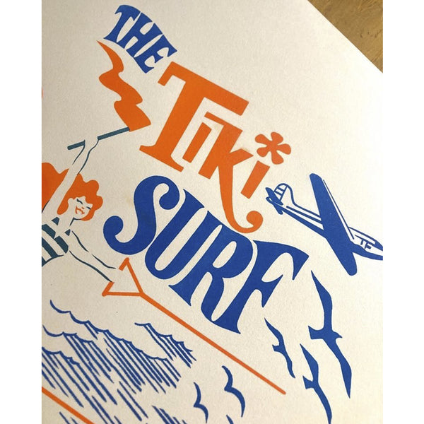 Print de El Marqués A3 - "The Tiki Surf"