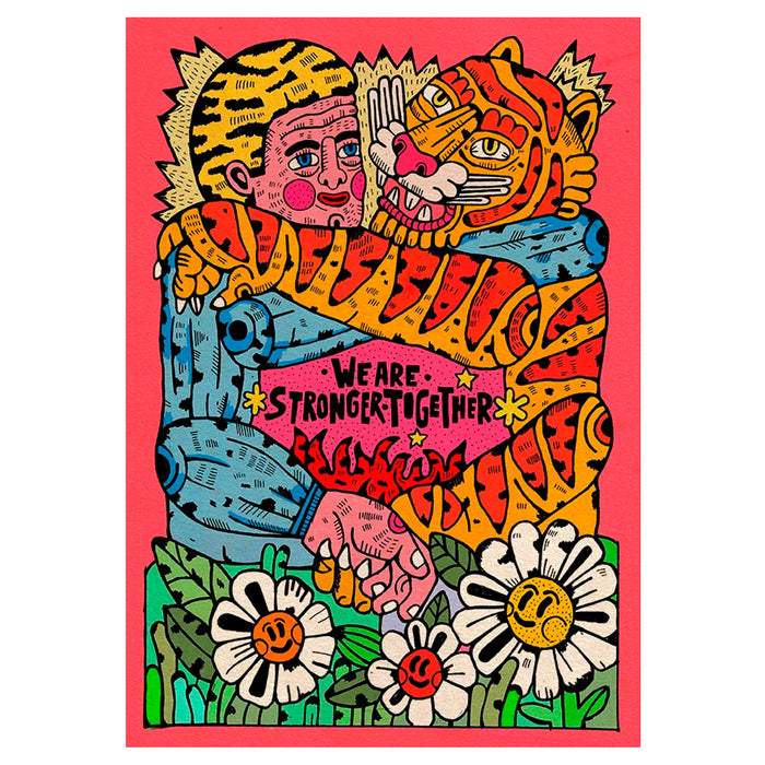 Print de Asís Percales A4 - "Togheter"