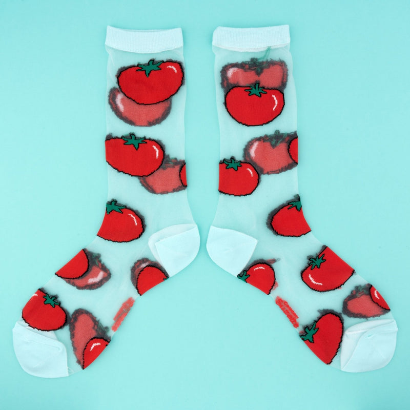 Calcetines transparentes - Tomates