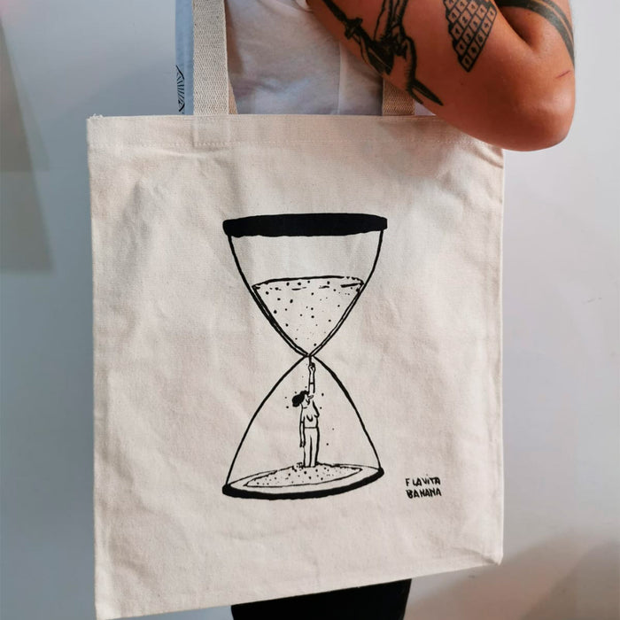 Tote bag - "Reloj de arena" de Flavita Banana