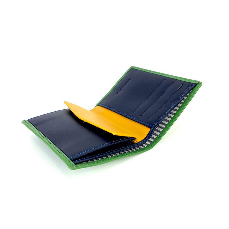 Cartera de piel Daniel Chong - Verde