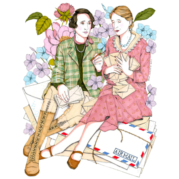 Print de Ana Jarén A4 - "Virginia y Vita"