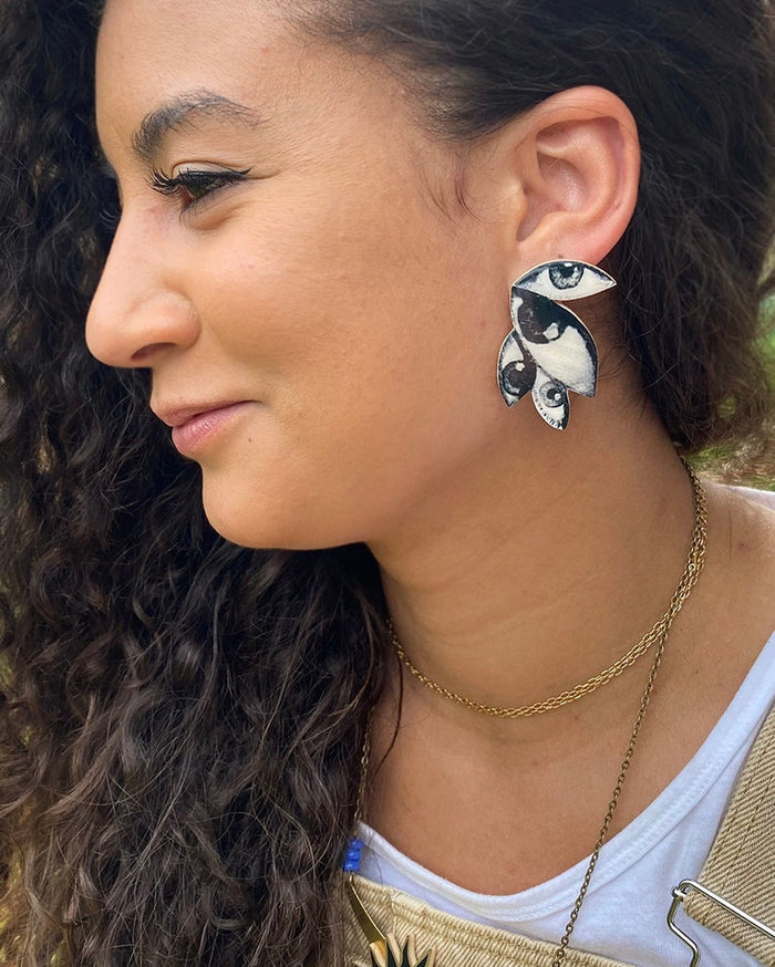 Pendientes de madera Pura Garra - Visions