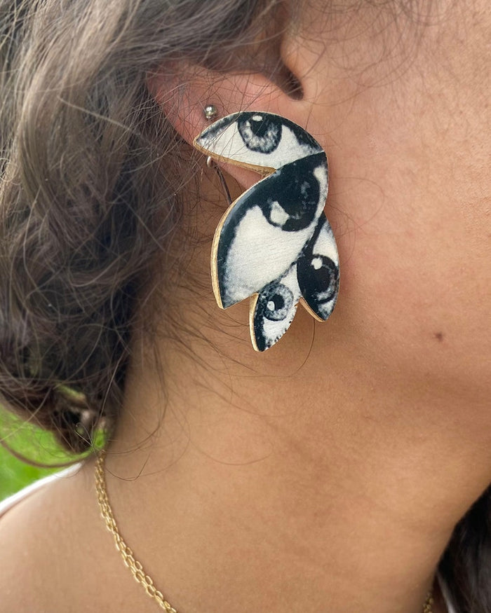 Pendientes de madera Pura Garra - Visions