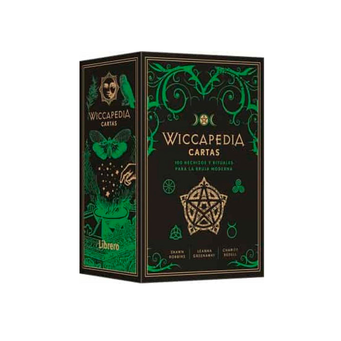 Libro - "Wiccapedia. Cartas" de Shawn Robbins, Charity Bedell y Leanna Greenaway