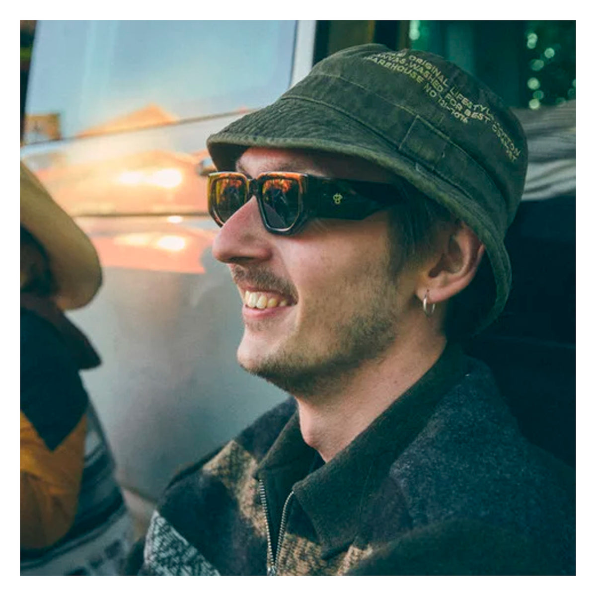 Gafas de sol - Brixton Smoke Green
