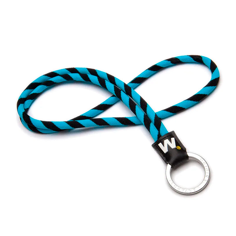 Lanyard - Black/Light Blue