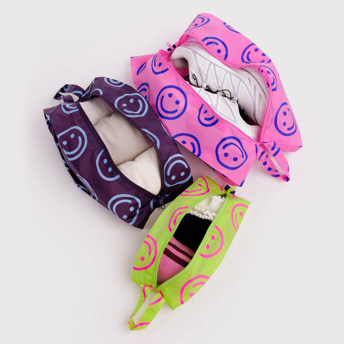 Bolsitas con cremallera Baggu - Bright Happy Mix