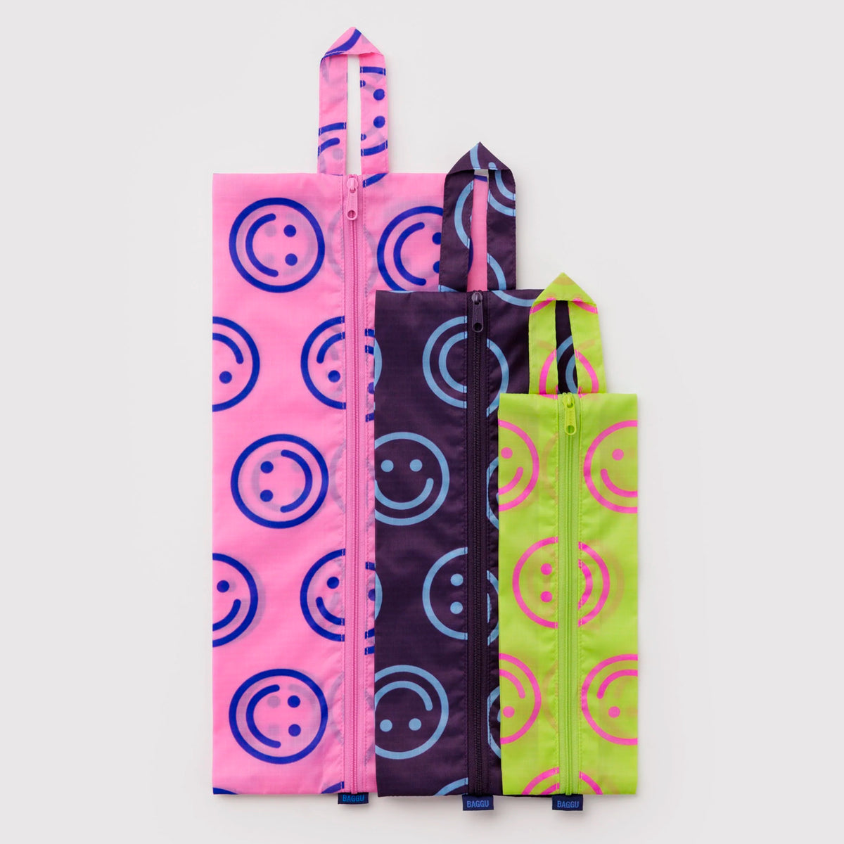 Bolsitas con cremallera Baggu - Bright Happy Mix