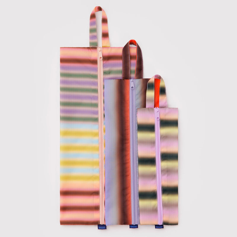Bolsitas con cremallera Baggu - Gradient Stripes