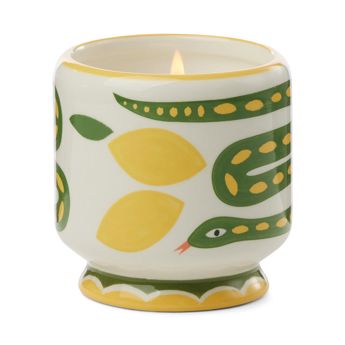 Vela en cuenco cerámico Paddywax - Hierba limón silvestre 🐍