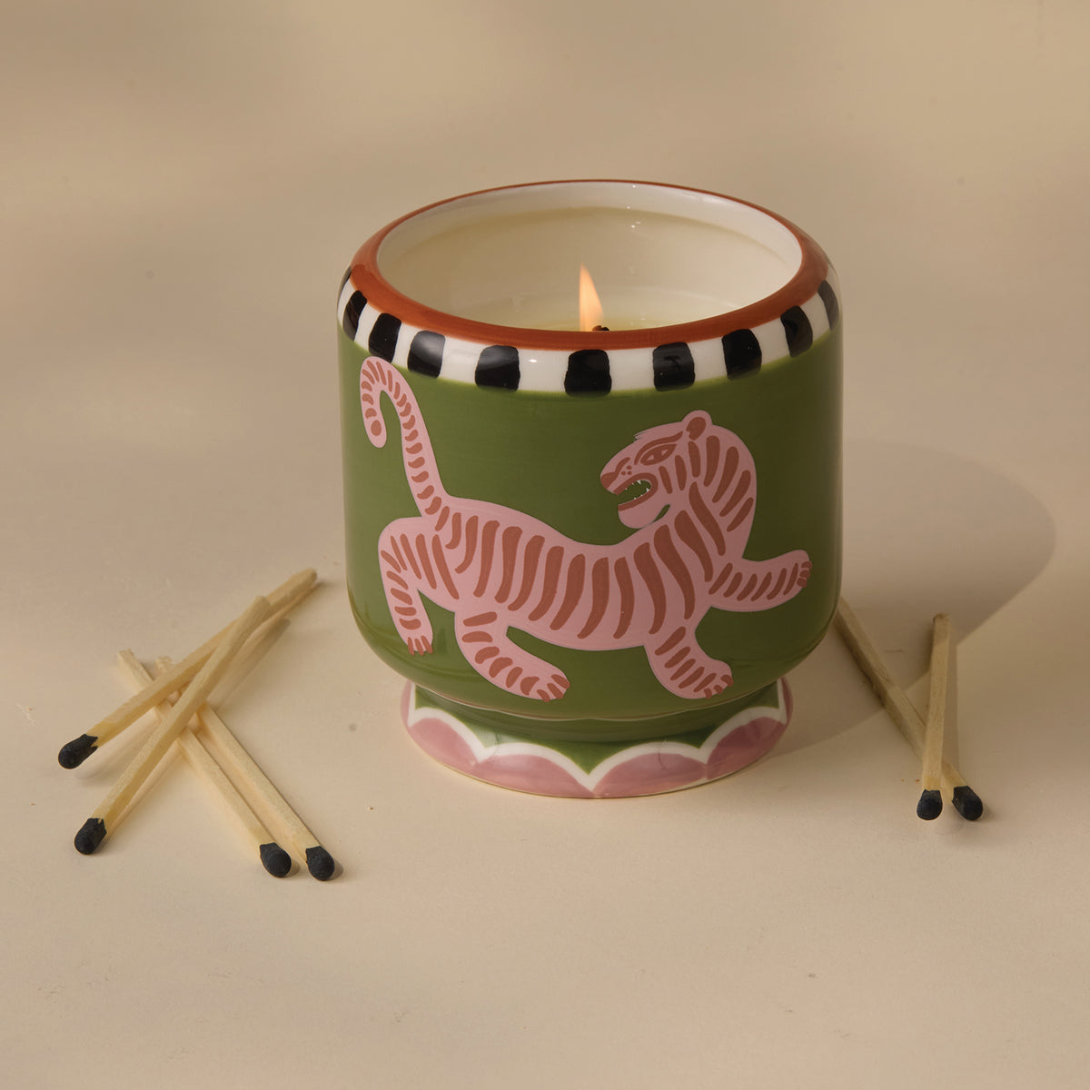 Vela en cuenco cerámico Paddywax - Cedro negro e Higo 🐯