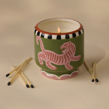 Vela en cuenco cerámico Paddywax - Cedro negro e Higo 🐯