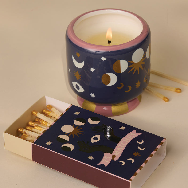 Vela en cuenco cerámico Paddywax - Jazmín y Rosa 🌛