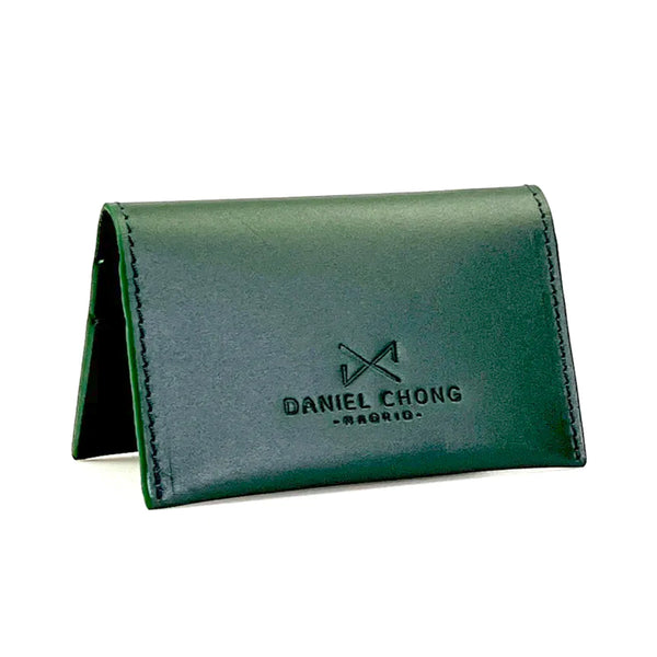 Tarjetero con monedero de Daniel Chong - Verde Forest