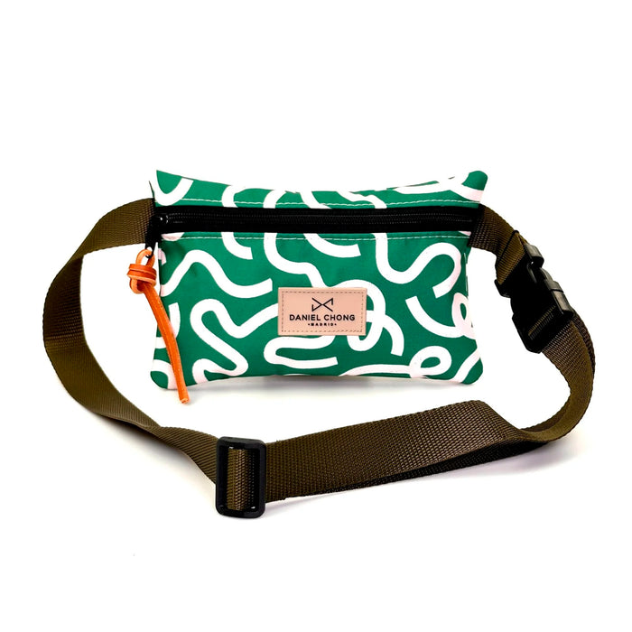 Riñonera Impermeable Daniel Chong - Vueltas verdes