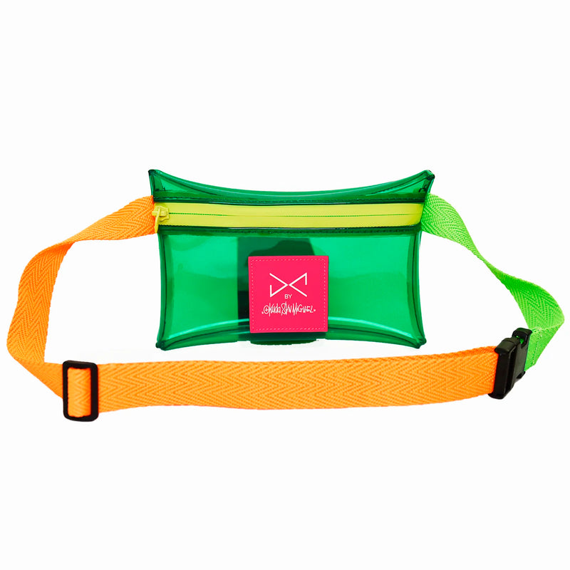 Riñonera Impermeable Daniel Chong - Crystal Verde Okuda