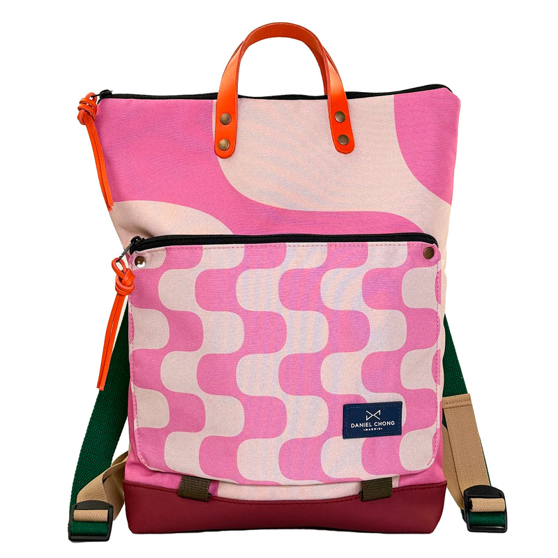 Mochila Book Holder Impermeable con bolsillo extra Daniel Chong - Graphic Edition Ondas